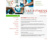 Tablet Screenshot of isi-fitness.de